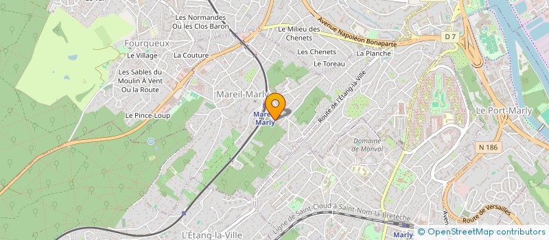 localisation de l'entreprise ELAPIERRE à MAREIL-MARLY