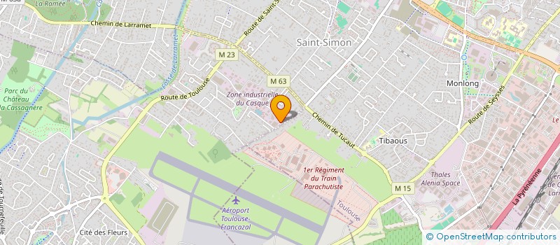 localisation de l'entreprise ELARA  CUGNAUX