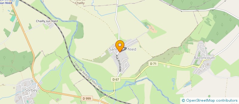 localisation de l'entreprise ELARC  OGY-MONTOY-FLANVILLE