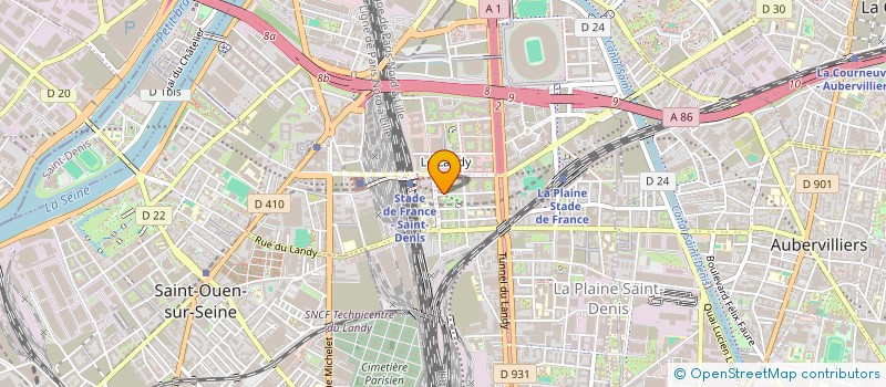 localisation de l'entreprise ELARI à SAINT-DENIS