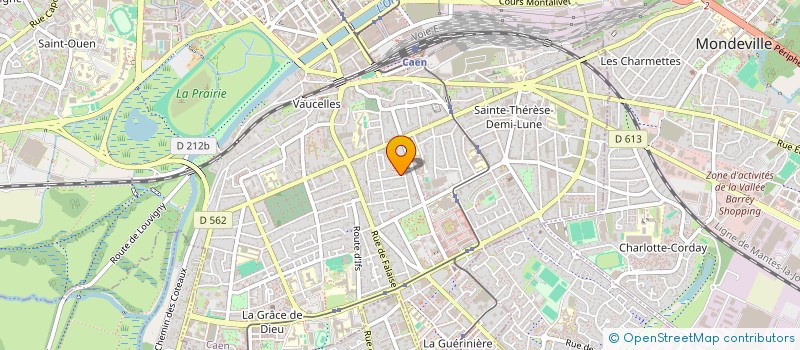 localisation de l'entreprise ELARION à CAEN