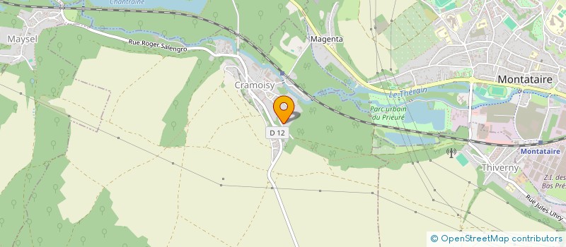 localisation de l'entreprise ELARIX  CRAMOISY