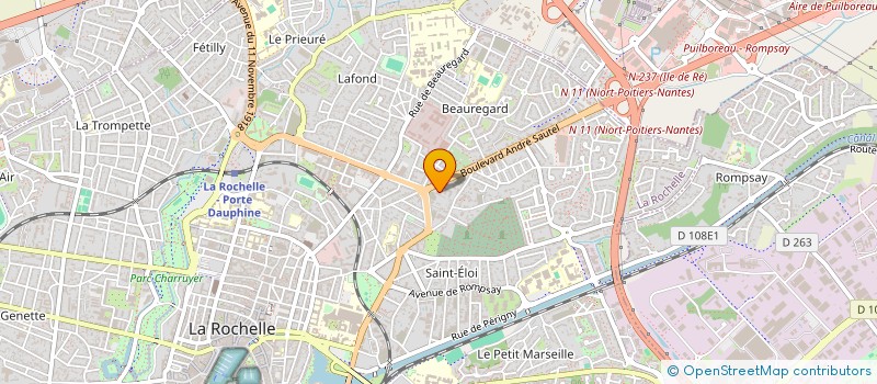 localisation de l'entreprise ELAROL  LA ROCHELLE