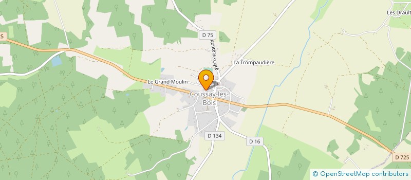 localisation de l'entreprise ELARRO  COUSSAY-LES-BOIS