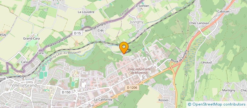 localisation de l'entreprise ELASE  VILLE-LA-GRAND