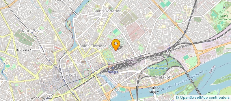 localisation de l'entreprise ELASENE IMMOBILIER à NANTES