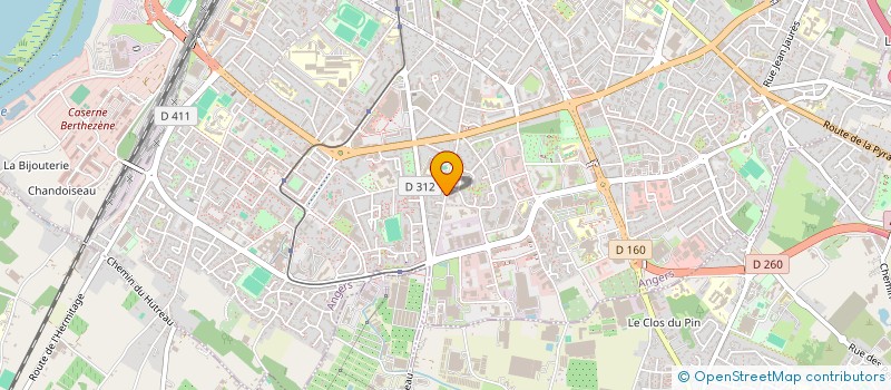 localisation de l'entreprise ELASTEVER  ANGERS