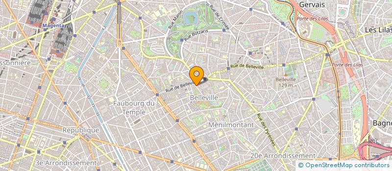 localisation de l'entreprise ELATEX  PARIS