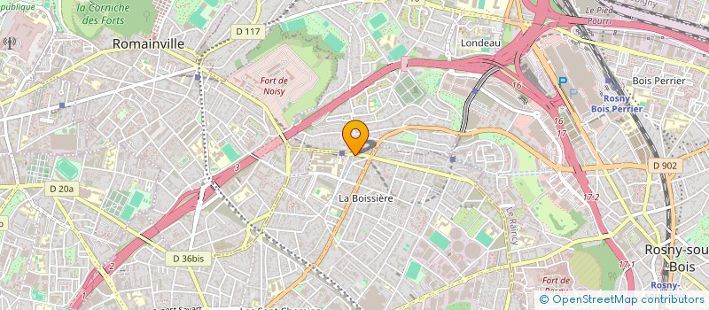 localisation de l'entreprise ELATIOM  MONTREUIL