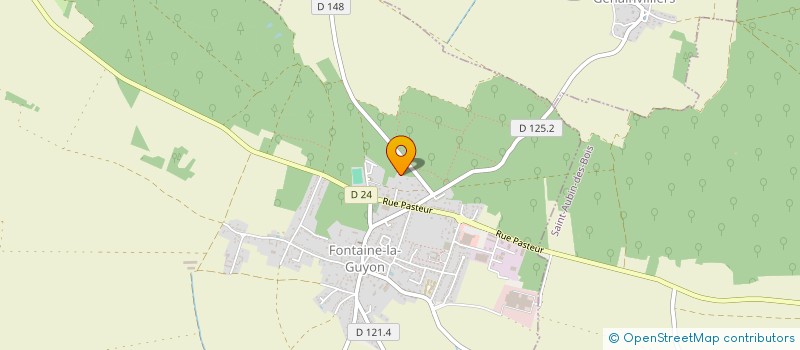 localisation de l'entreprise ELAUDGI à FONTAINE-LA-GUYON