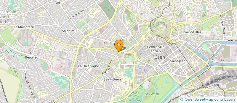 localisation de l'entreprise ELAULIA à CAEN