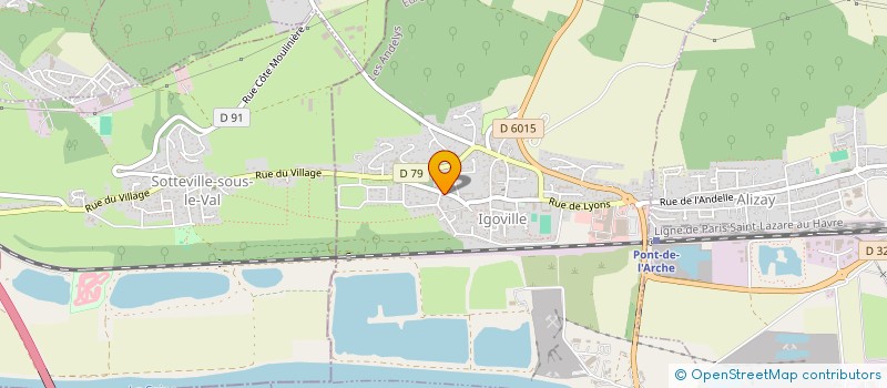 localisation de l'entreprise ELAUMA  IGOVILLE