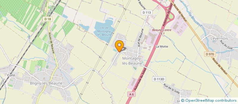 localisation de l'entreprise ELAUMA  MONTAGNY-LES-BEAUNE