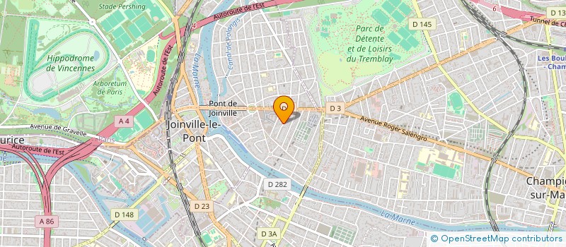 localisation de l'entreprise ELAUME à JOINVILLE-LE-PONT