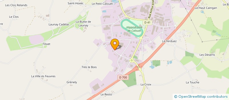 localisation de l'entreprise ELAURIS 35 à LOUDEAC