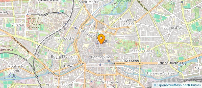 localisation de l'entreprise ELAVYV  RENNES