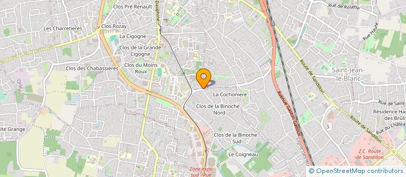 localisation de l'entreprise ELAWAN ENERGY FRANCE à SAINT-JEAN-LE-BLANC