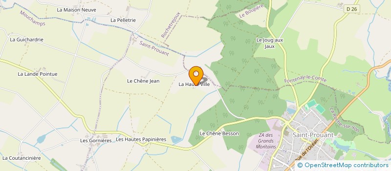 localisation de l'entreprise ELAX CHRISPY  SAINT-PROUANT