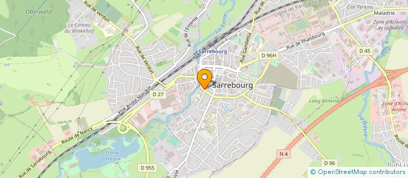 localisation de l'entreprise ELAY-CONNECT à SARREBOURG