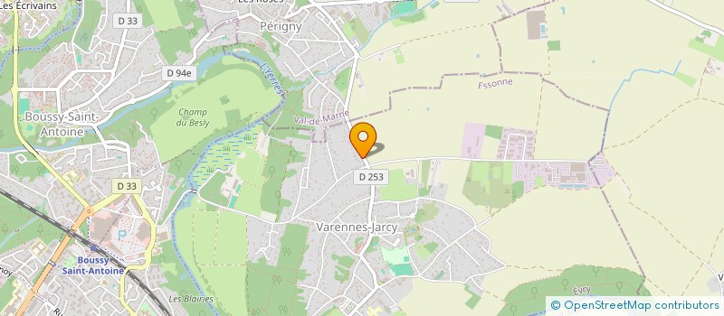 localisation de l'entreprise ELAZ CORBEIL  VARENNES-JARCY