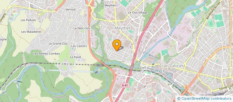 localisation de l'entreprise ELB à ANNECY