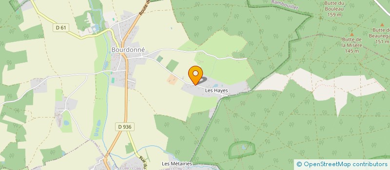 localisation de l'entreprise ELB BOURDONNE  BOURDONNE