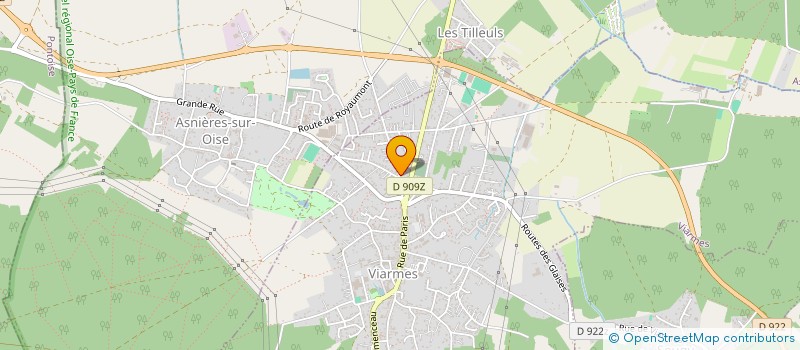 localisation de l'entreprise ELB HOLDING INVESTISSEMENT-E.H.I  VIARMES