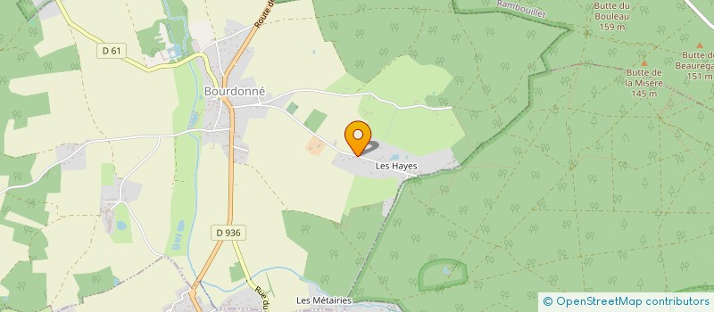 localisation de l'entreprise ELB INFORMATIONS  BOURDONNE