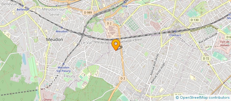 localisation de l'entreprise ELB INVEST à CLAMART