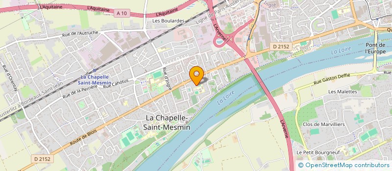 localisation de l'entreprise ELB INVEST VIERZON à LA CHAPELLE-SAINT-MESMIN