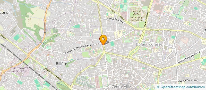 localisation de l'entreprise ELB PODO  BIZANOS