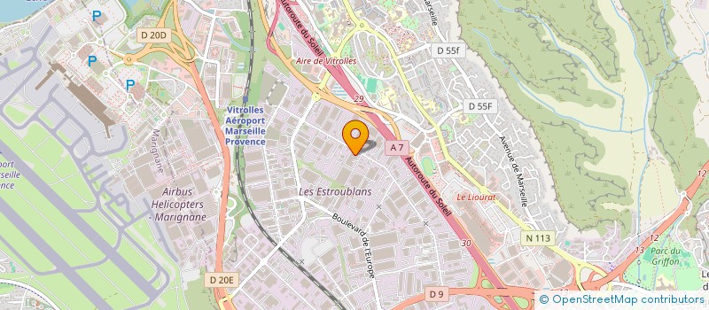 localisation de l'entreprise ELB RENOV à VITROLLES
