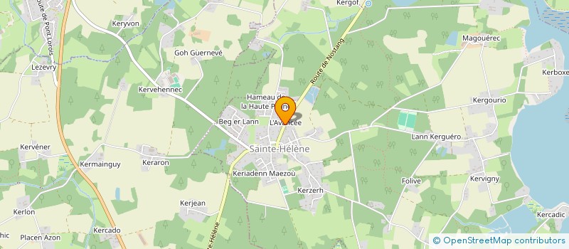 localisation de l'entreprise ELB SERVICES  SAINTE-HELENE