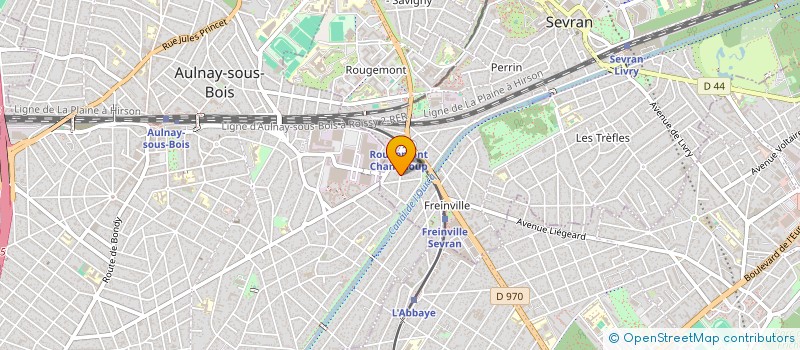 localisation de l'entreprise ELB VTC à SEVRAN