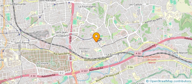 localisation de l'entreprise ELB VTC  MARSEILLE