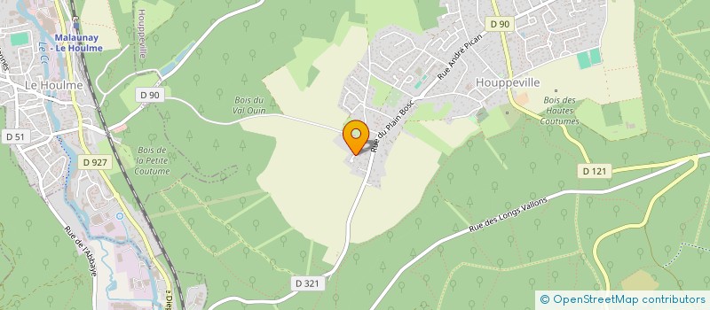 localisation de l'entreprise ELB56MV  HOUPPEVILLE