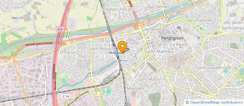 localisation de l'entreprise ELBA  PERPIGNAN