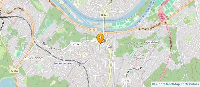 localisation de l'entreprise ELBA  BOUGIVAL