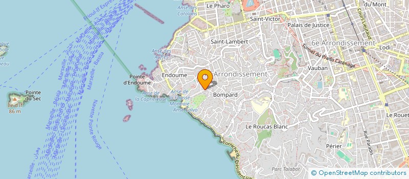 localisation de l'entreprise ELBA à MARSEILLE