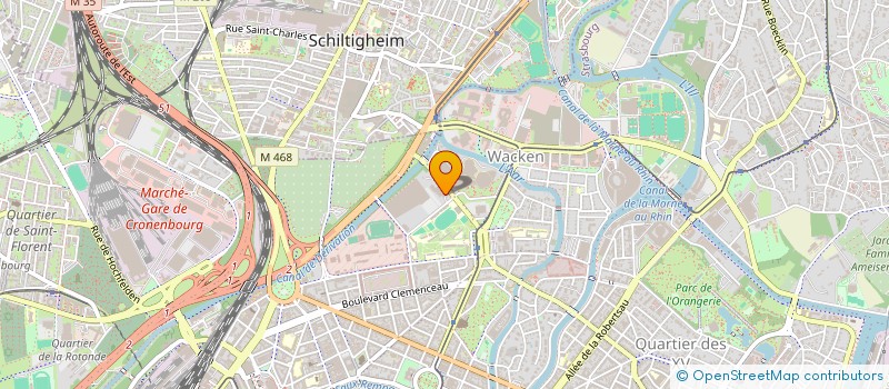 localisation de l'entreprise ELBA STRASBOURG 1  STRASBOURG