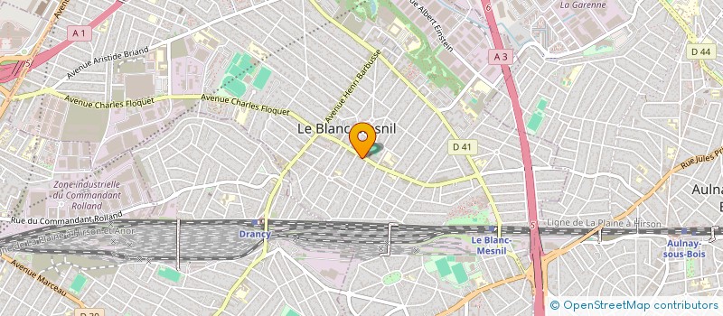 localisation de l'entreprise ELBACHRA à LE BLANC-MESNIL