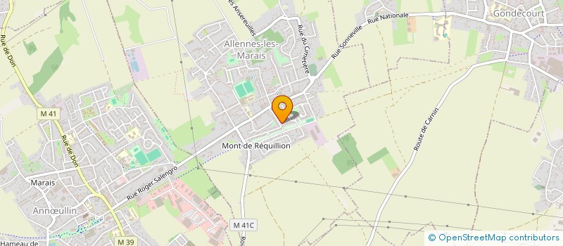 localisation de l'entreprise ELBADIRA à ALLENNES-LES-MARAIS