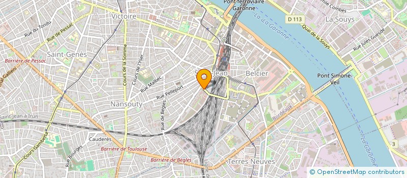 localisation de l'entreprise ELBAF SOLUTIONS  BORDEAUX