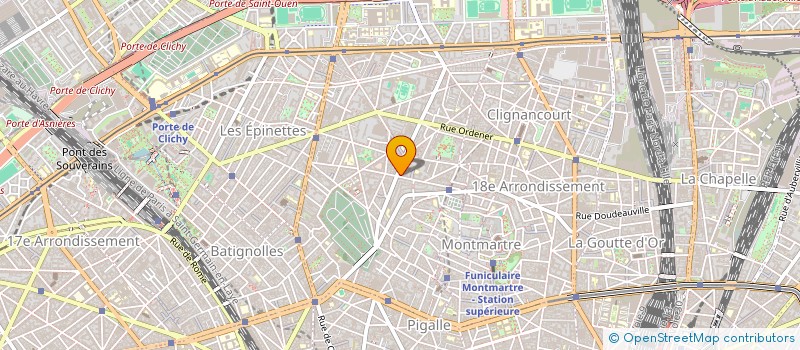 localisation de l'entreprise ELBAHDJA à PARIS