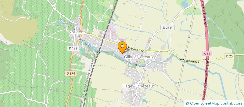 localisation de l'entreprise ELBAMA  GILLY-LES-CITEAUX