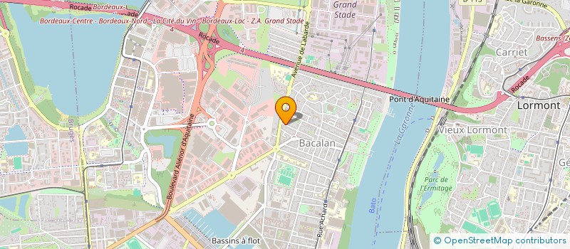 localisation de l'entreprise ELBAMBA IMPORT EXPORT  BORDEAUX