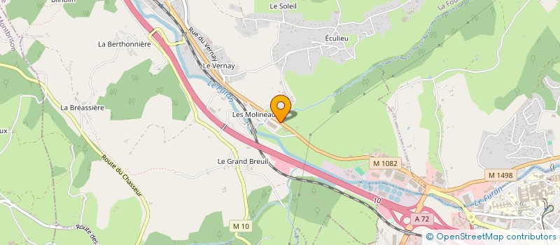 localisation de l'entreprise ELBAP à LA FOUILLOUSE
