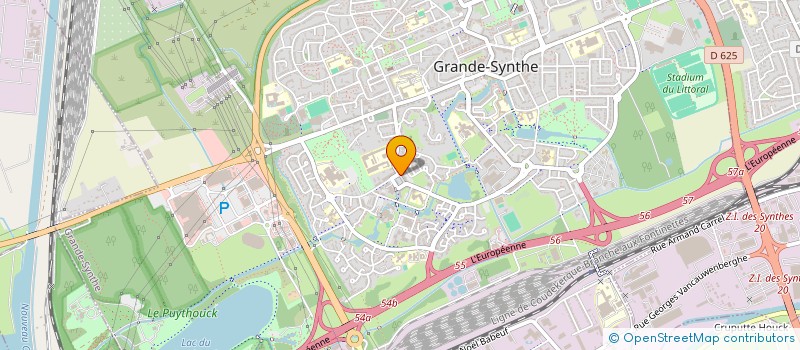 localisation de l'entreprise ELBARAK à GRANDE-SYNTHE