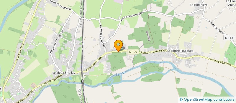 localisation de l'entreprise ELBARAKA 2022  BRIOLLAY