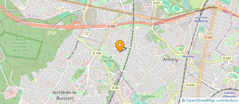 localisation de l'entreprise ELBAZ à ANTONY